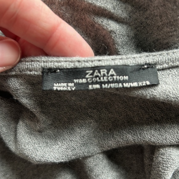 Zara w&b collection long sleeve top size medium B31 - Picture 9 of 10